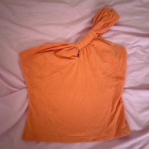 Anthropology One Shoulder Top